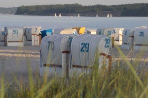 Strandkörbe an der Ostsee