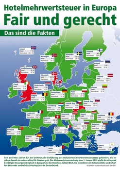 Hotelmehrwertsteuer in Europa
