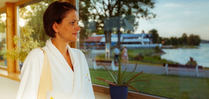 Wellness-Hotel Sommer - Ausblick zum Forgensee