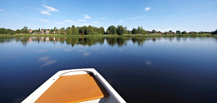 Parkhotel am Soier See - Seeblick vom Boot