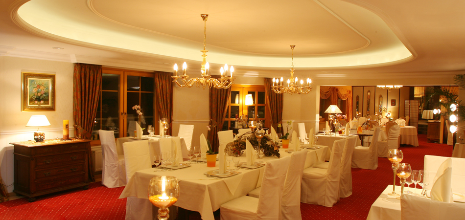 Ayurveda und Naturresort Seeschlößchen in der Niederlausitz - Hotelrestaurant