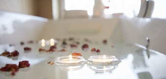 Enjoy thalassotherapy under our stunning thatched roof