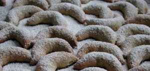 Rezept für Vanillekipferl Vanillekipferl mit Puderzucker
