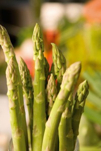 Grüner Spargel im Wellness-Hotel Sonnengut