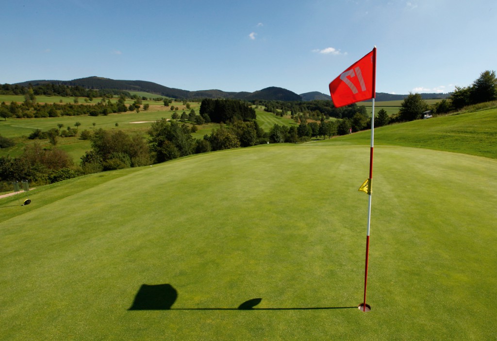 Golfplatz für das Charity Turnier