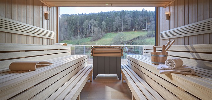 Sauna im Wellnesshotel im Schwarzwald