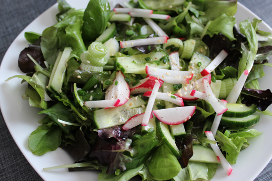 Basenfasten mit Salat