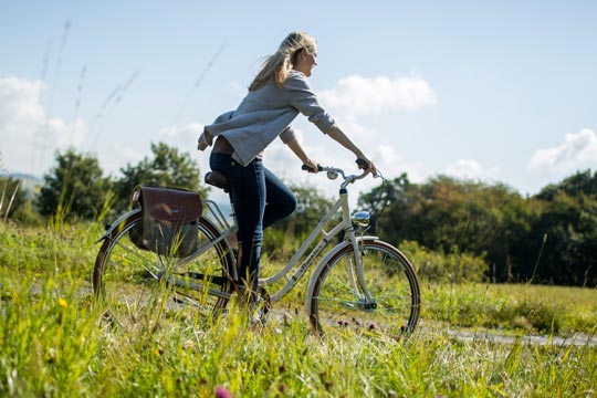 Fahrradfahren im Hotel Diedrich