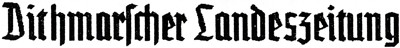Dithmarscher Landeszeitung