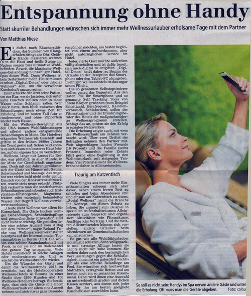 Clipping Entspannung ohne Handy