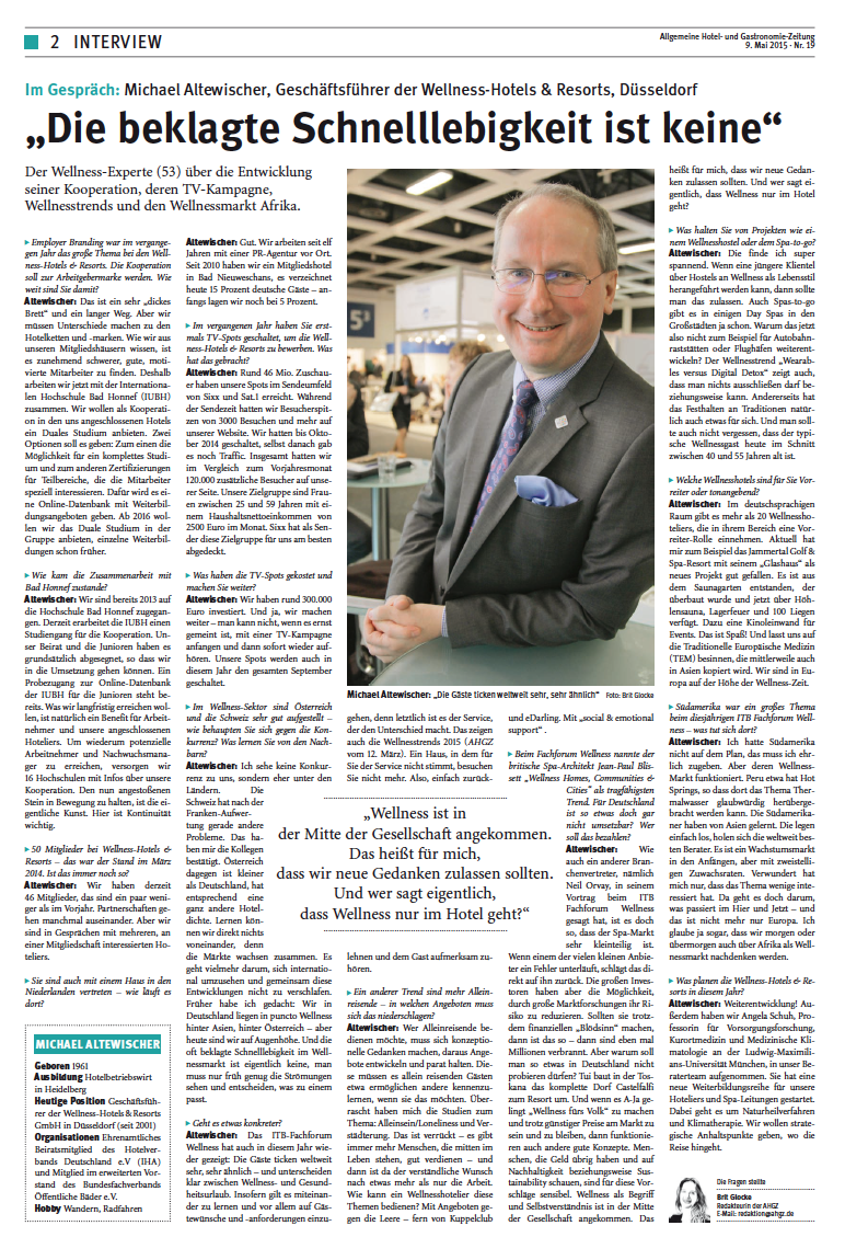 Clipping AHGZ Interview 2015